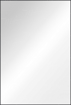 Зеркало в алюминиевой раме 00 Premium Черный Матовый