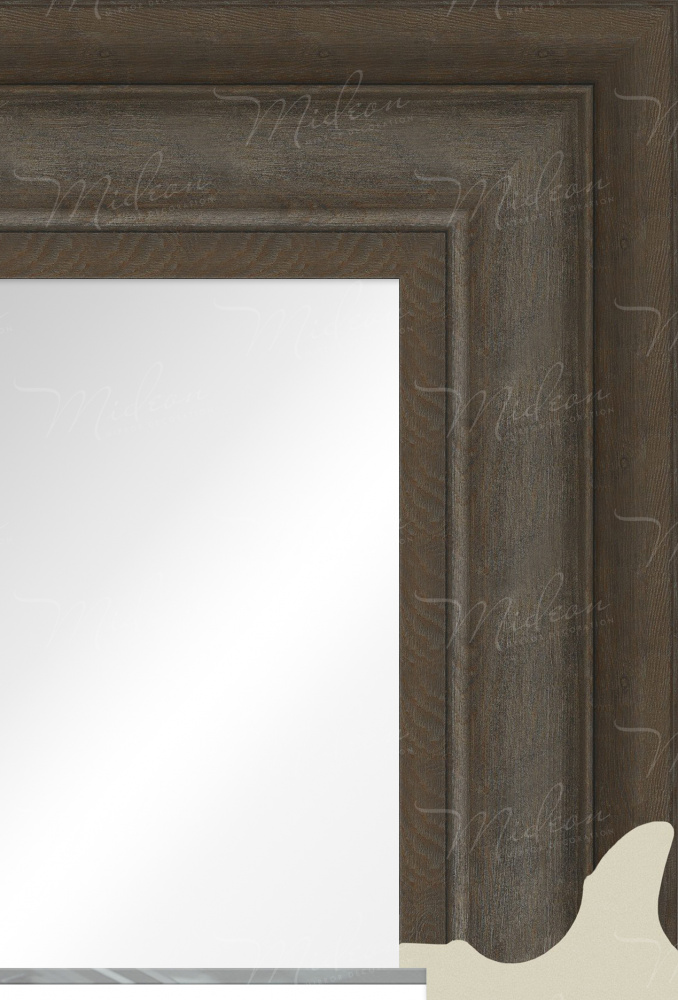 Зеркало "Лерос" Коричневая